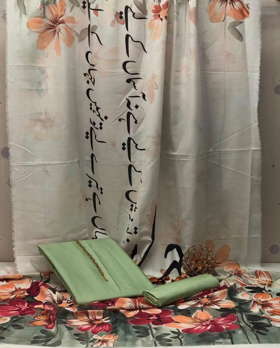 Jahan Kataan SIlk Suit By Sastaae