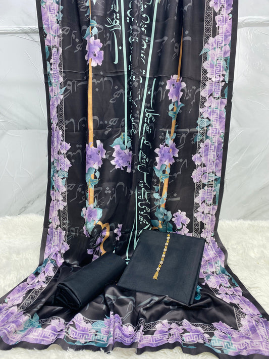 Gulaab Kataan SIlk Suit By Sastaae