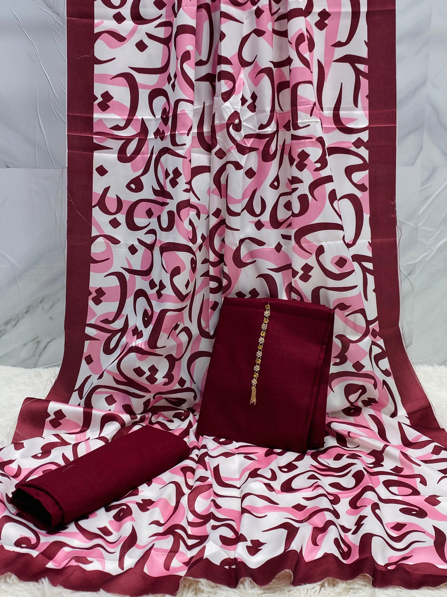 Hujoom Lawn Suit By Sastaae