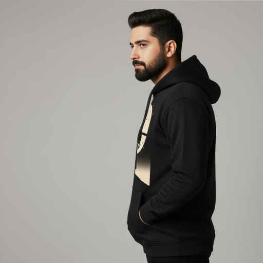 Moonlight Warrior Hoodie | Samurai Silhouette | Premium Anime Streetwear