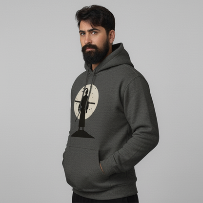 Moonlight Warrior Hoodie | Samurai Silhouette | Premium Anime Streetwear